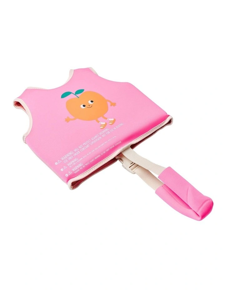 Swim Vest Poppy the Peach Neon Pink (2-3) image 5