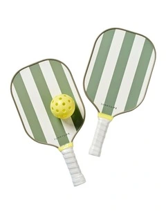 Pickleball Set Seagrass Stripe