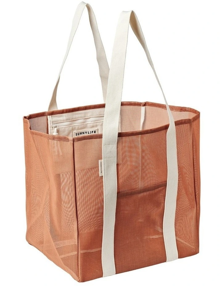 Mesh Beach Bag Tierra Clay image 3