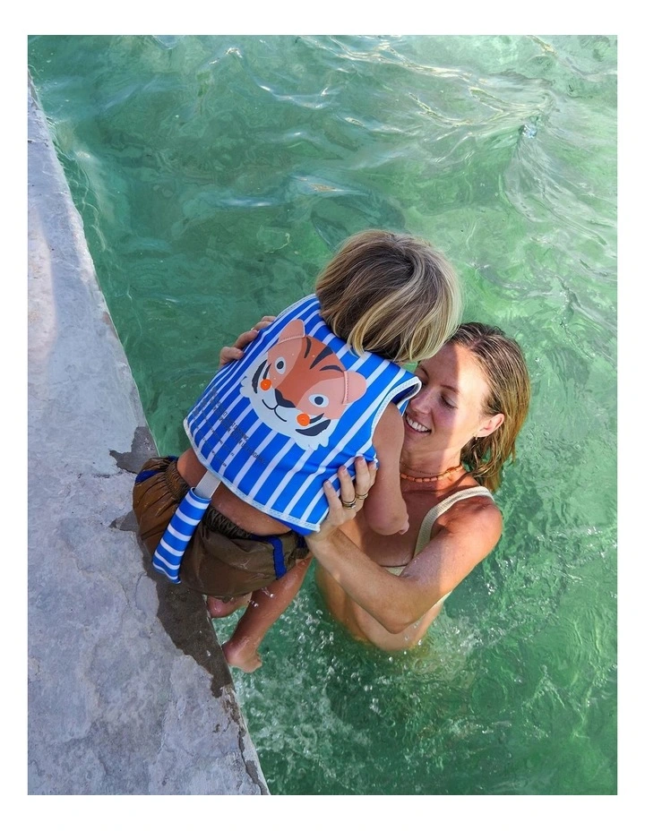Swim Vest Tino the Tiger Blue (1-2) image 2