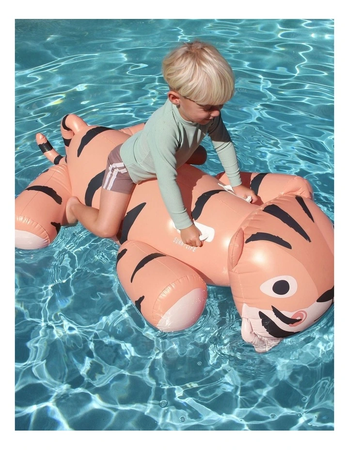 Kids Ride-On Float Tino the Tiger Clay image 2