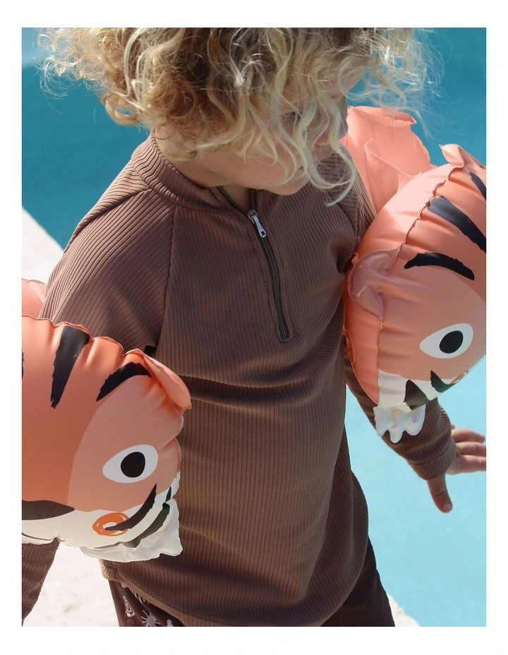 Kids Inflatable Arm Bands Tino the Tiger Clay image 2