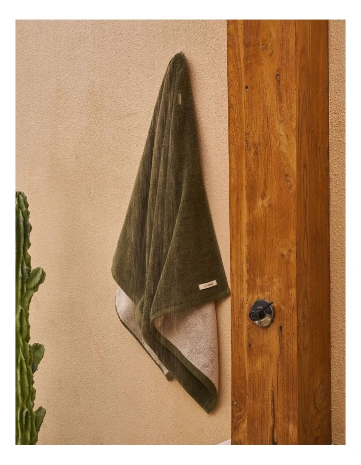Otway Towel Range In Olive image 4
