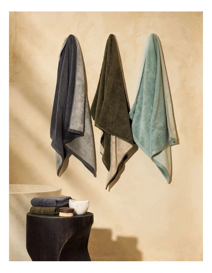 Otway Towel Range In Olive image 5