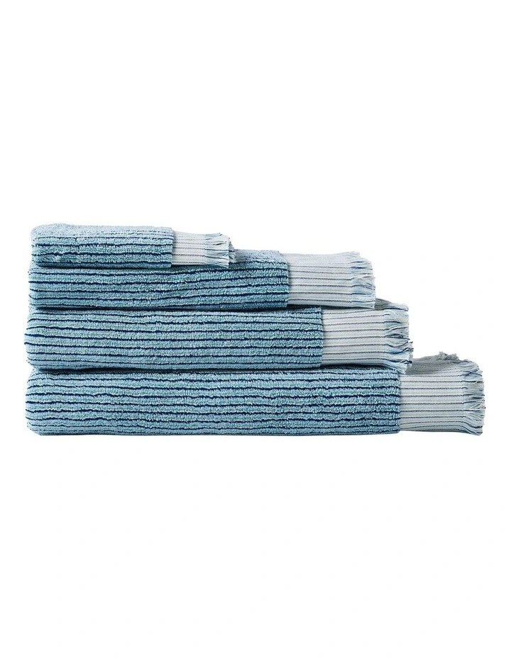 Alara Towel Range in Blue image 1