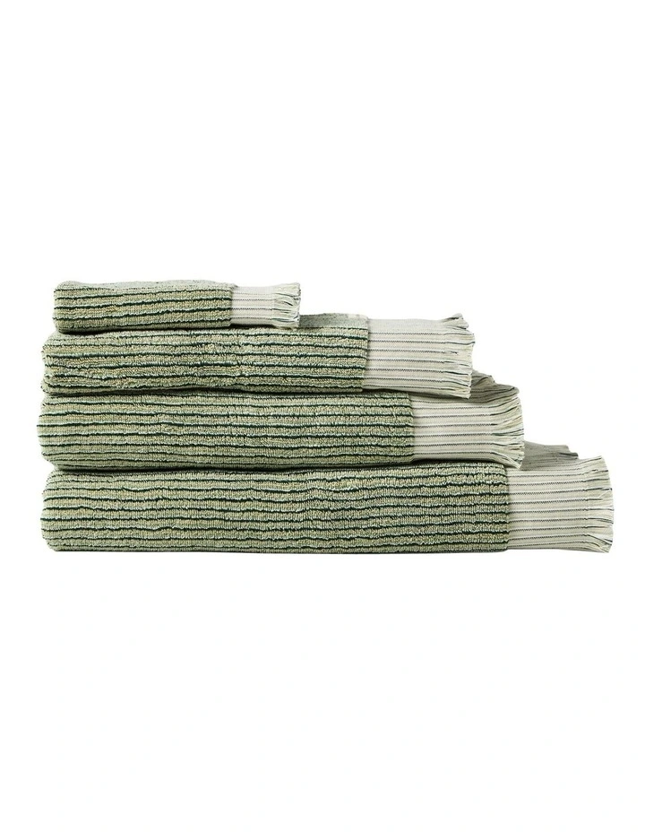 Alara Towel Range in Green image 1