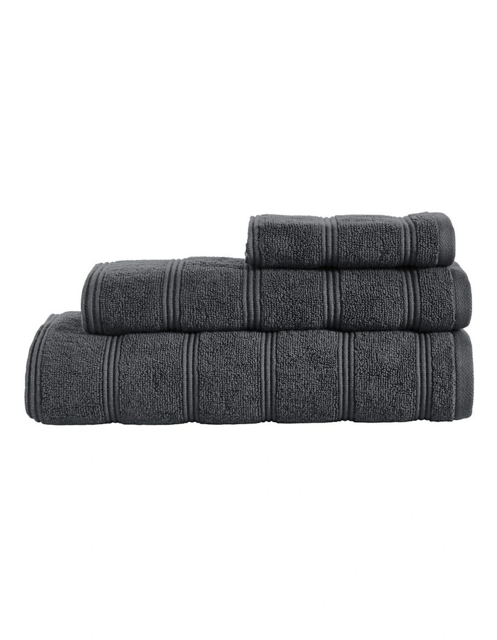 Gosford Towel Range in Grey image 3