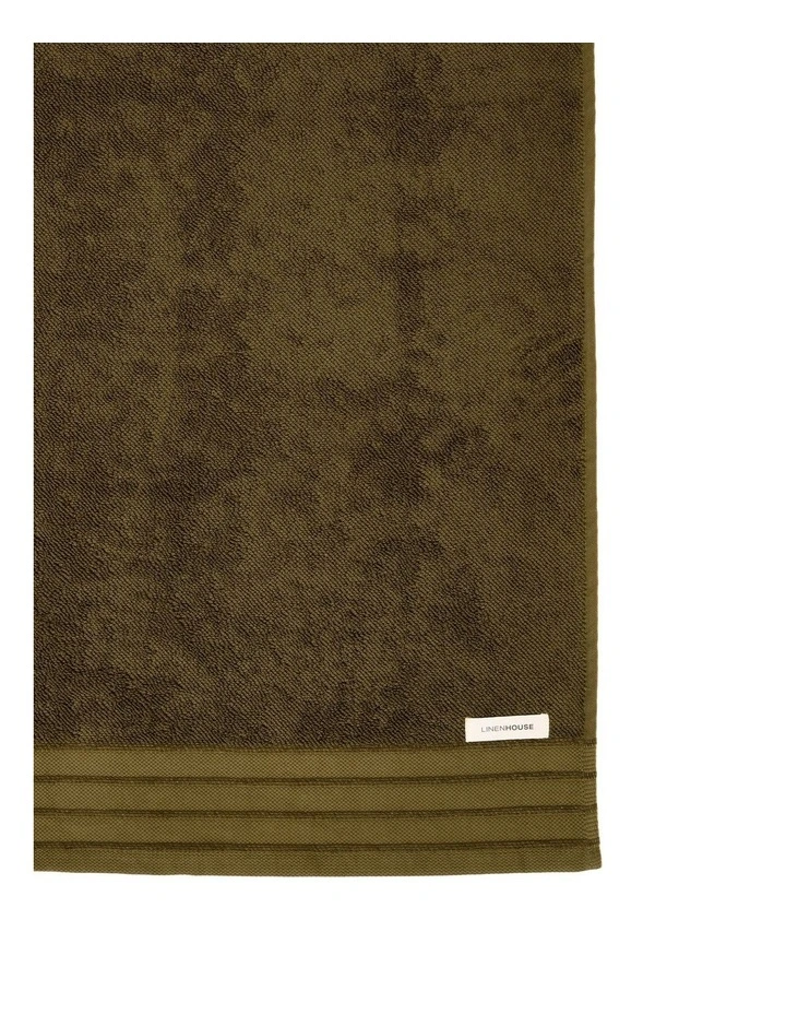 Marley Towel Range in Olive image 4