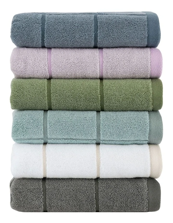 Geneva Towel Range in Blue Steel image 3