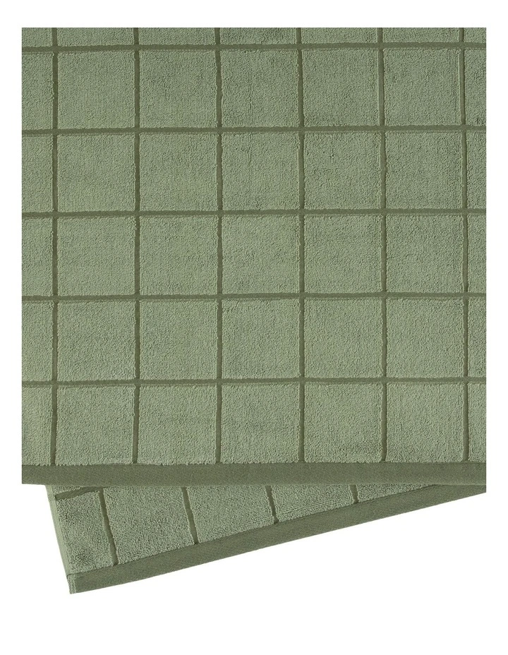 Geneva Towel Range in Light Olive image 2