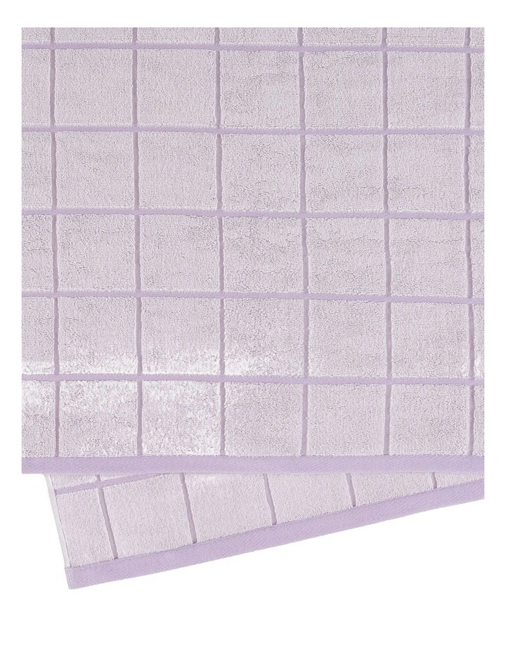 Geneva Towel Range in Mauve image 2