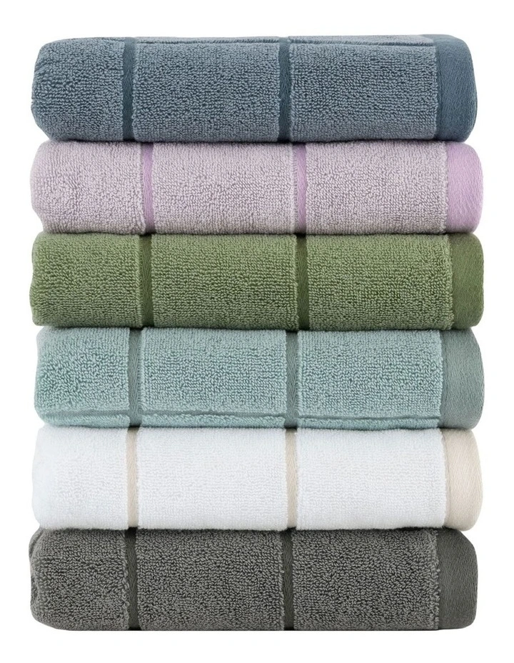 Geneva Towel Range in Mauve image 3