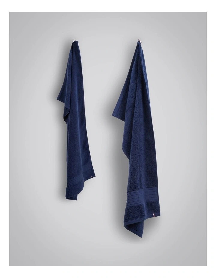 Zero Twist Towels 4 Pack in Navy Iris image 3