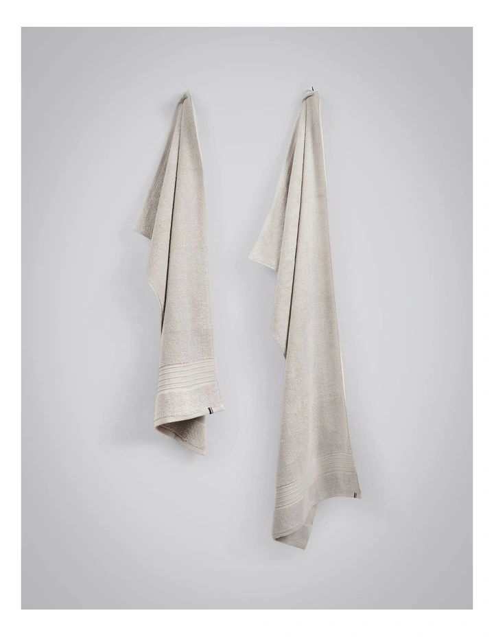 Zero Twist Towels 4 Pack in Vapour Blue image 3