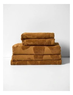 Palma Fringe Towel Set in Bronze