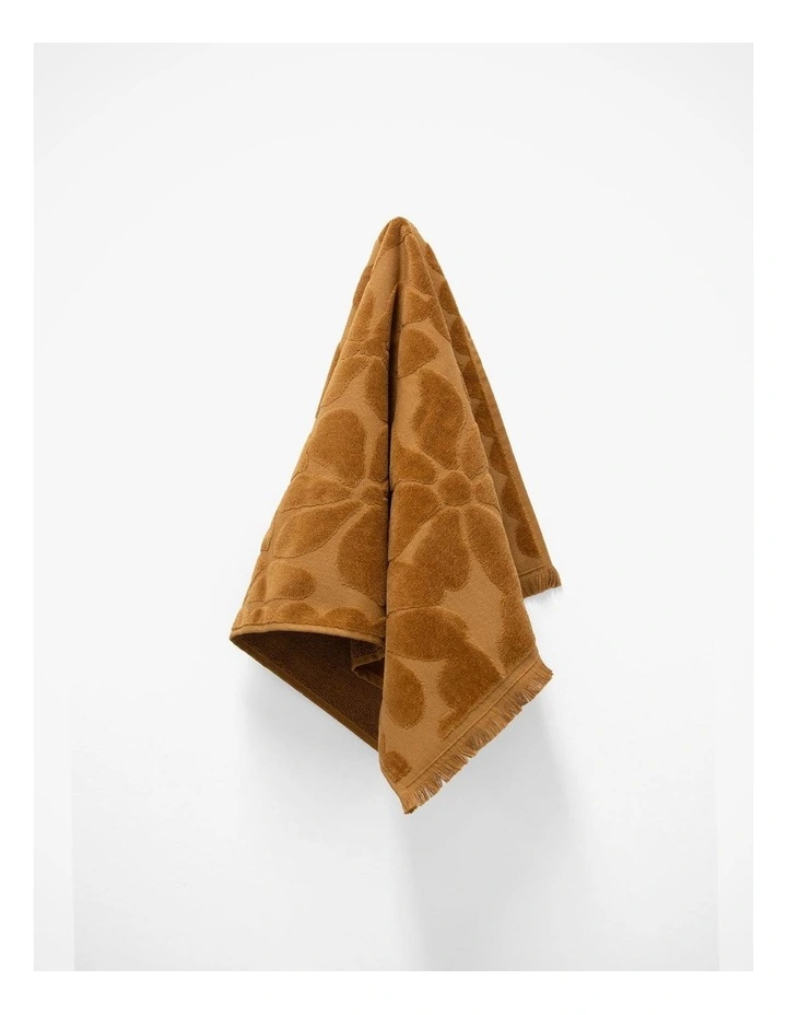 Palma Fringe Towel Set in Bronze image 3