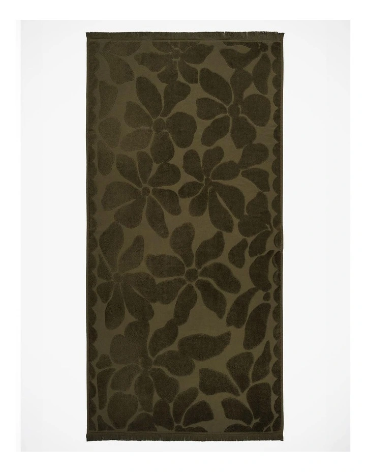 Palma Fringe Towel Set in Caper image 7