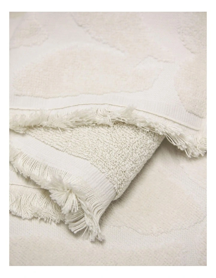 Palma Fringe Towel Set in Sand image 5