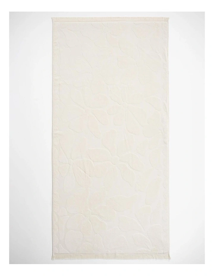 Palma Fringe Towel Set in Sand image 7