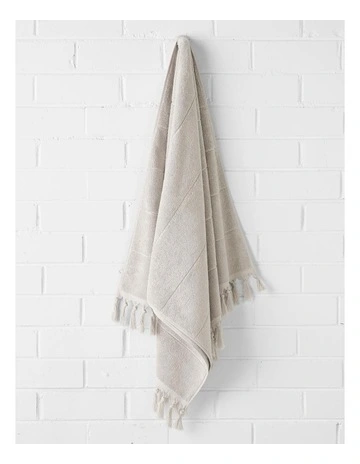 Paros Bath Towel Range in Natural