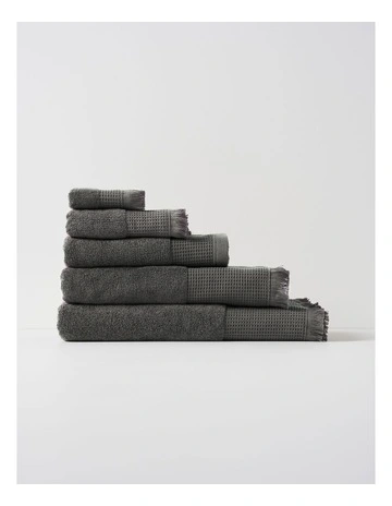 Eden Towel Range in Charcoal