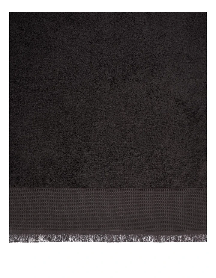 Eden Towel Range in Charcoal image 3