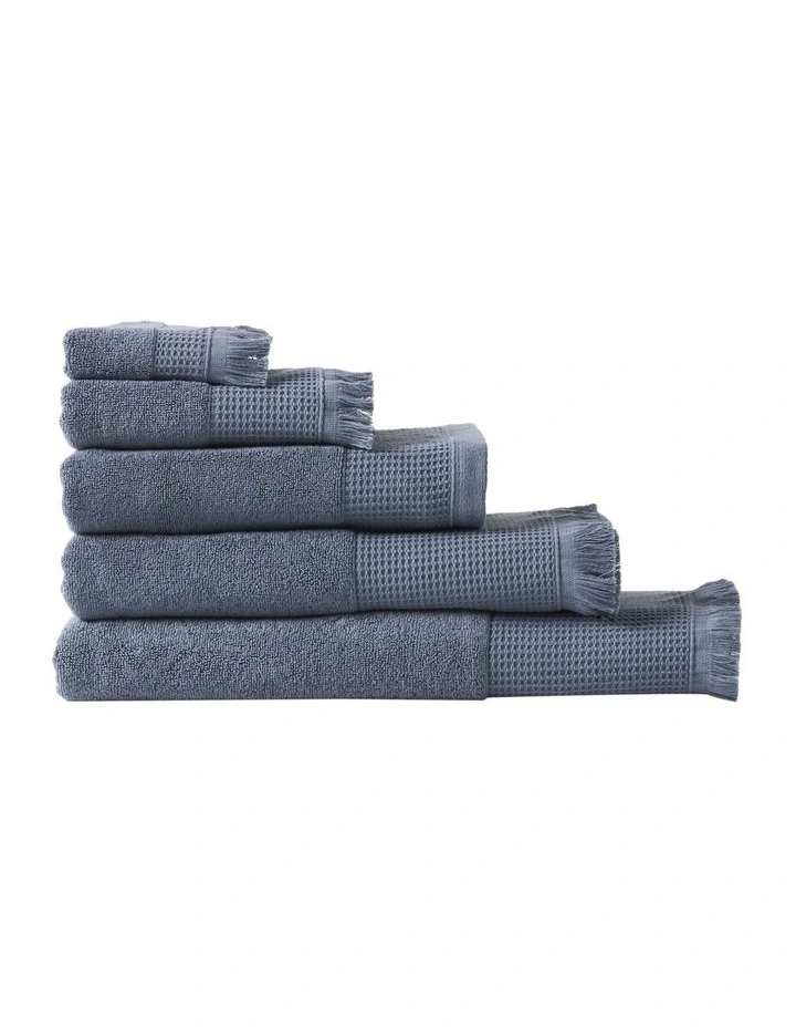 Eden Towel Range in Bluestone image 1