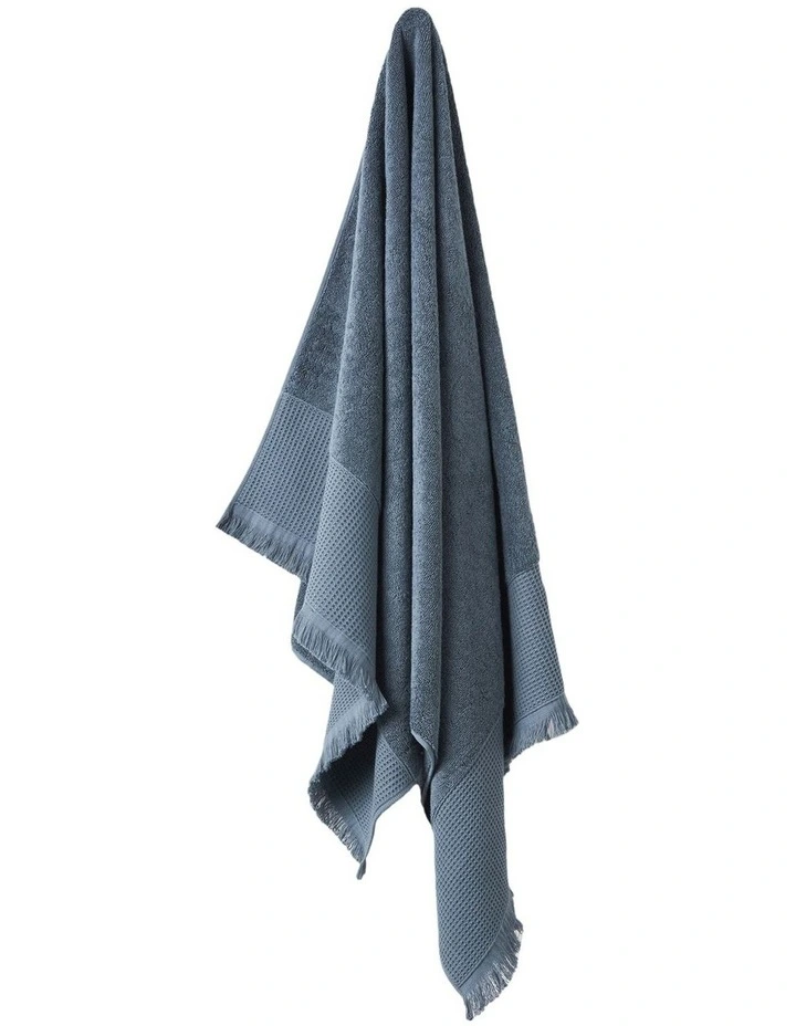 Eden Towel Range in Bluestone image 2