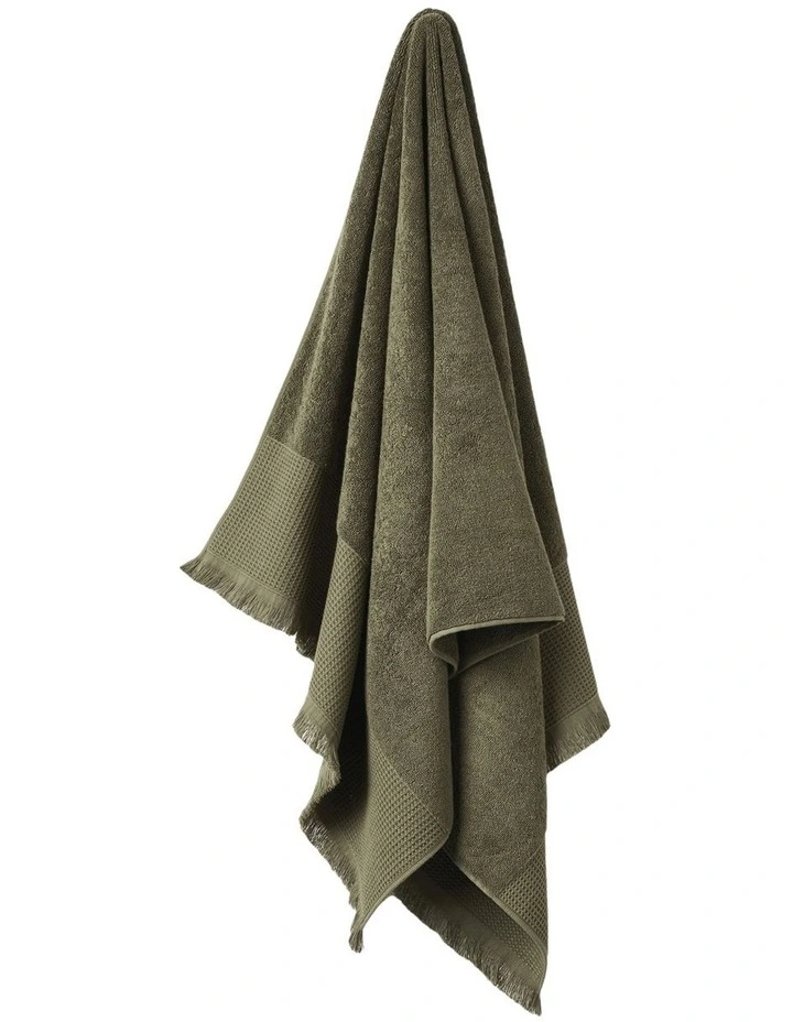 Eden Towel Range in Moss image 2