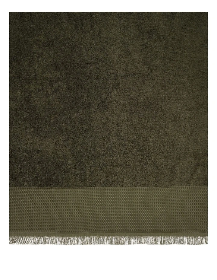 Eden Towel Range in Moss image 3