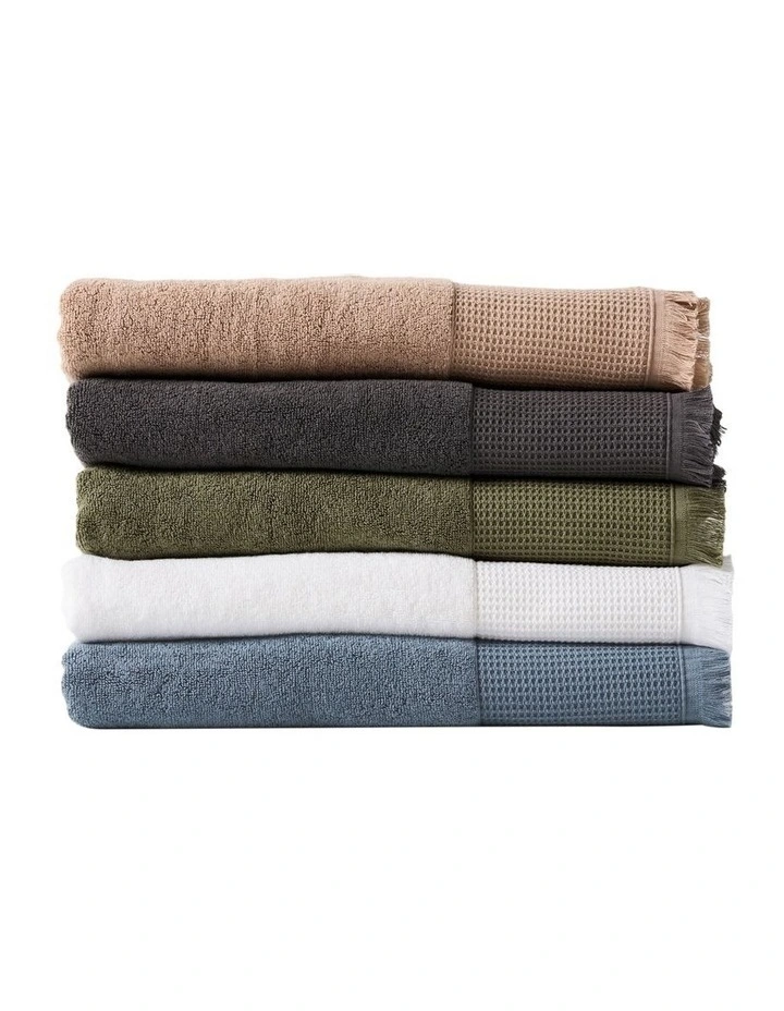 Eden Towel Range in Moss image 4
