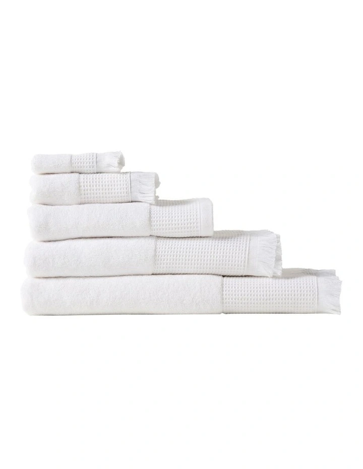 Eden Towel Range in White image 1