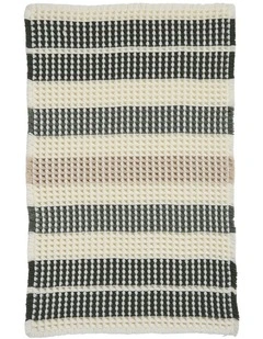 Ravello Bath Mat in Charcoal