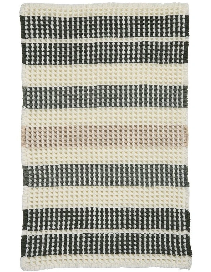 Ravello Bath Mat in Charcoal image 1