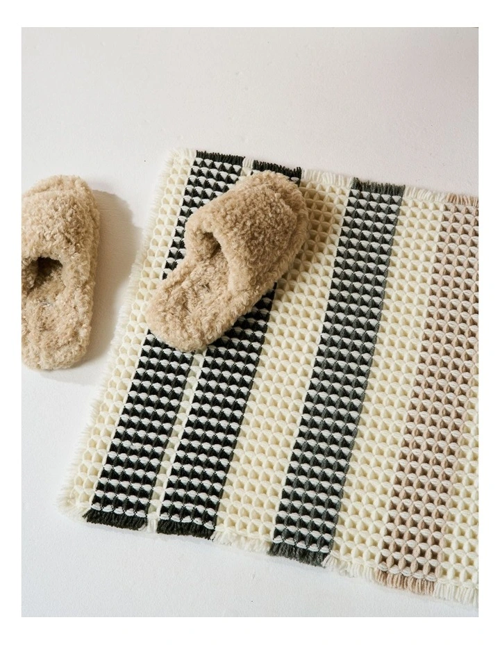 Ravello Bath Mat in Charcoal image 3