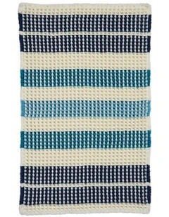 Ravello Bath Mat in Blue
