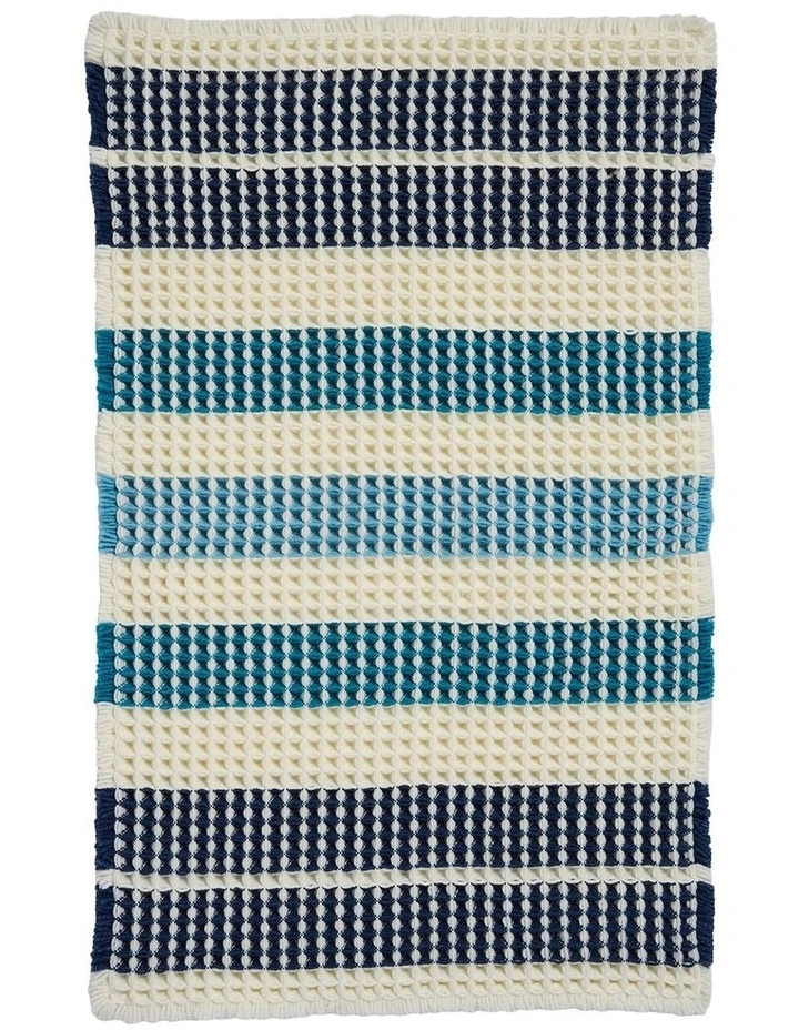 Ravello Bath Mat in Blue image 1