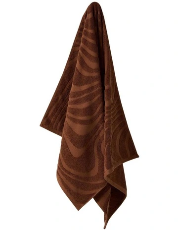 Wave Towel Range in Pecan
