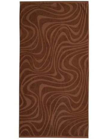 Wave Towel Range in Pecan
