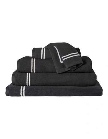 Astoria Bath Range Towel in Charcoal