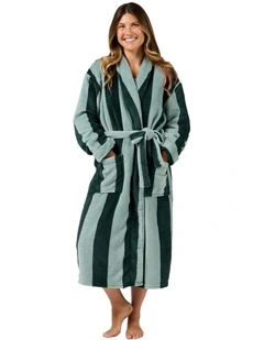 Ocean City Bath Robe in Forest