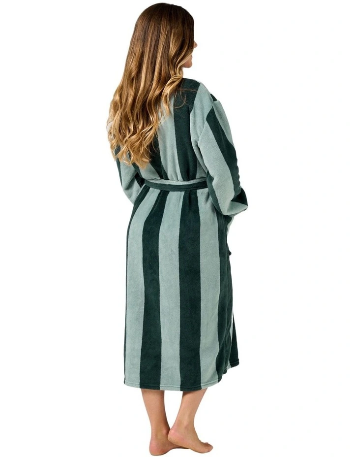 Plush Ocean City Robe in Forest image 2