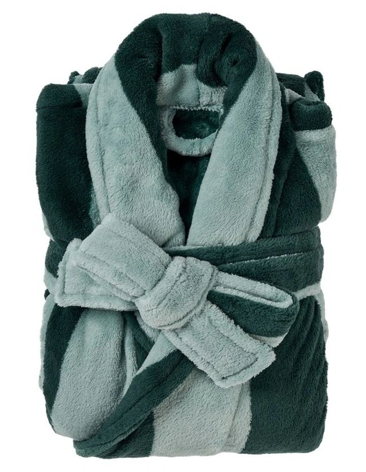 Plush Ocean City Robe in Forest image 4