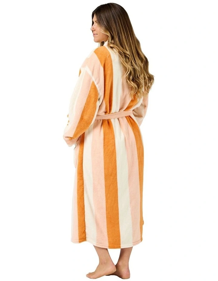 Palazzo Bath Robe in Orange image 2