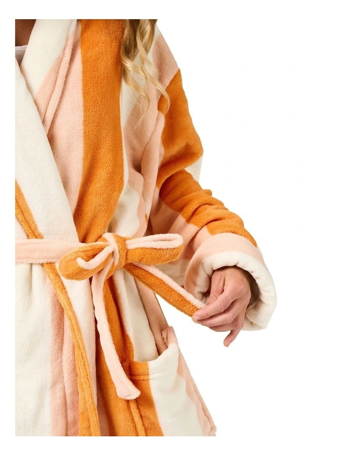 Palazzo Bath Robe in Orange image 3