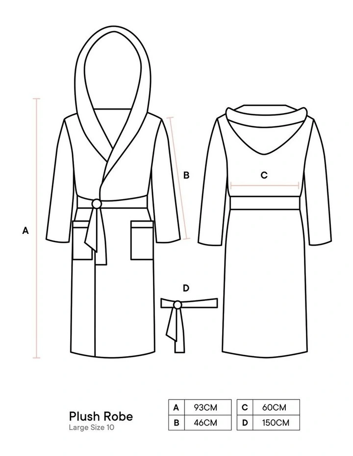 Kids Plush Palazzo Robe in Olive image 5
