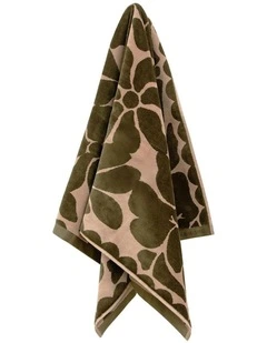 Palma Petal Australian Cotton Towel Range in Caper/Shell