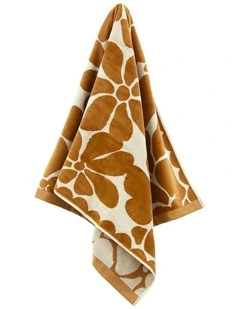 Palma Petal Australian Cotton Towel in Bronze