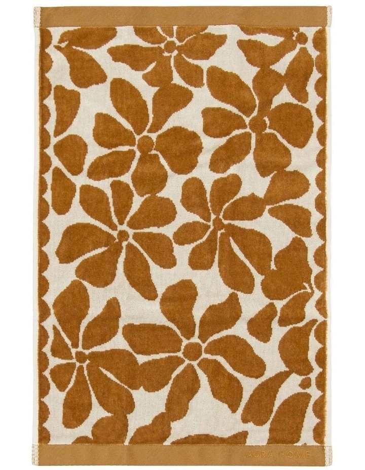 Palma Petal Australian Cotton Towel in Bronze image 4