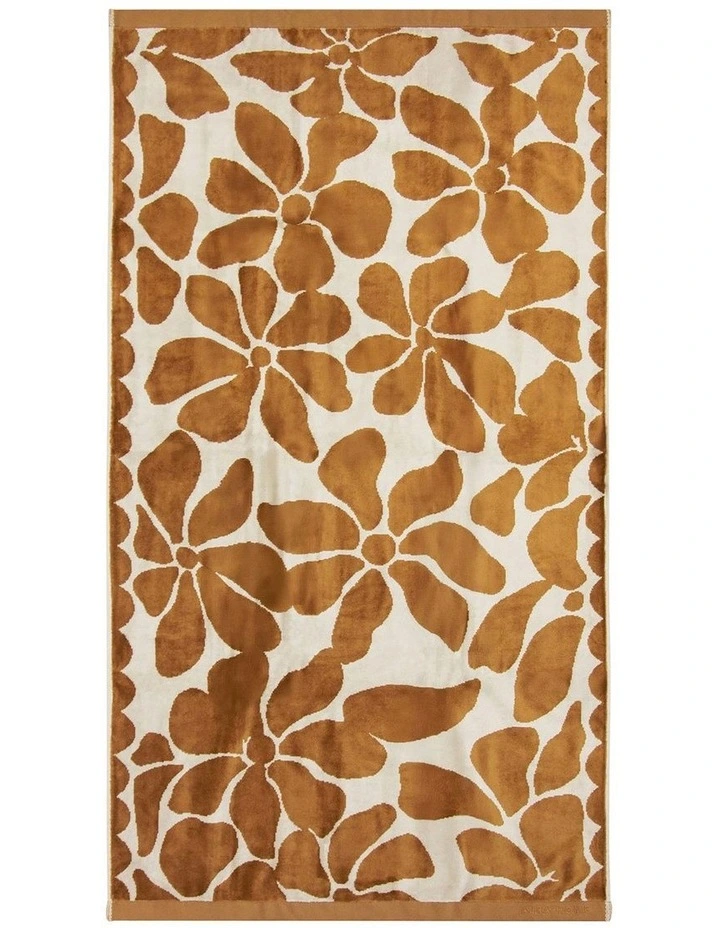 Palma Petal Australian Cotton Towel Set in Bronze image 2